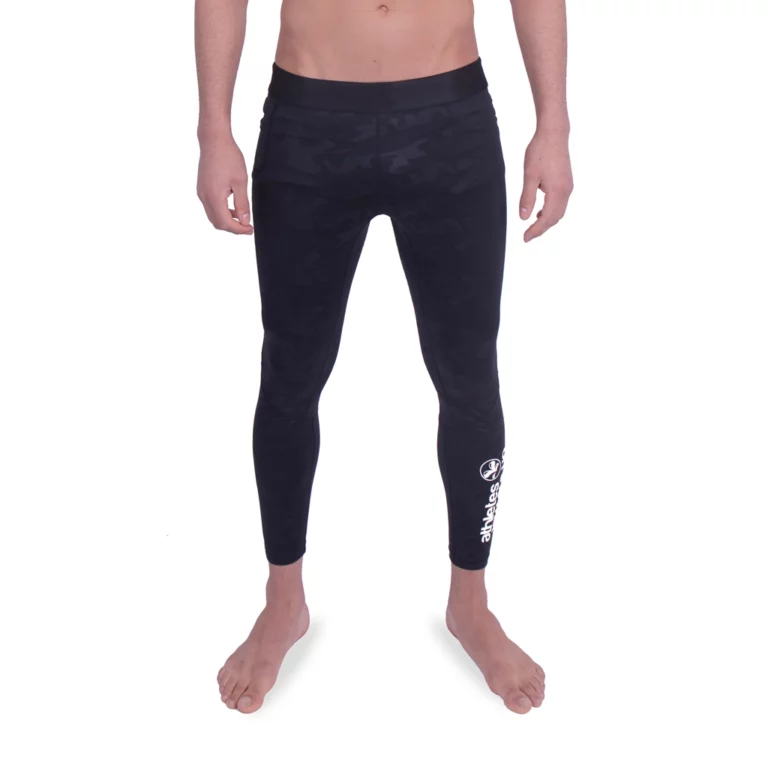 Legging noir avec impression blanche