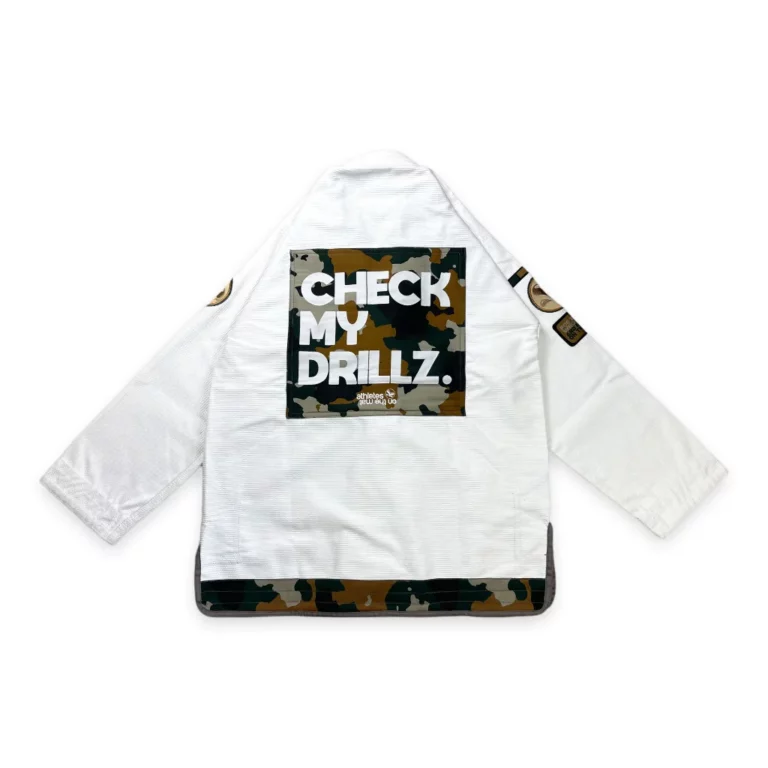 Veste de kimono CAMO, Blanc