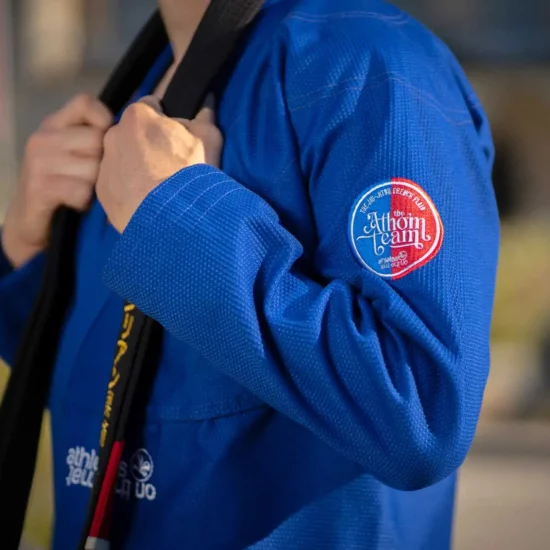 BJJ gi, Defend, blue, 450 GSM - Image 6