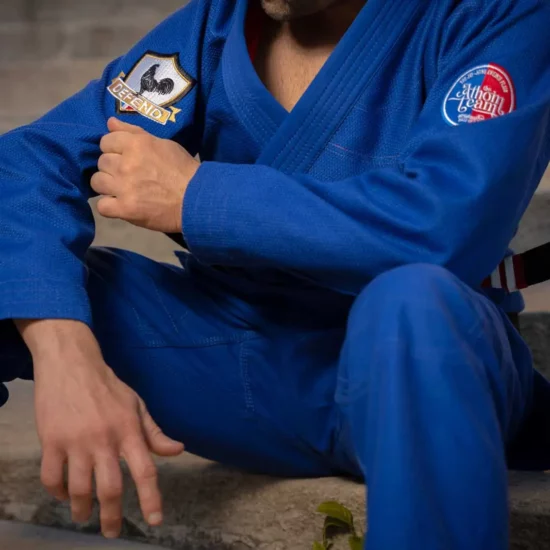 BJJ gi, Defend, blue, 450 GSM - Image 11