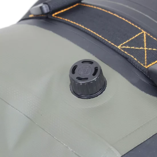Detail picture of the waterproof bag valve