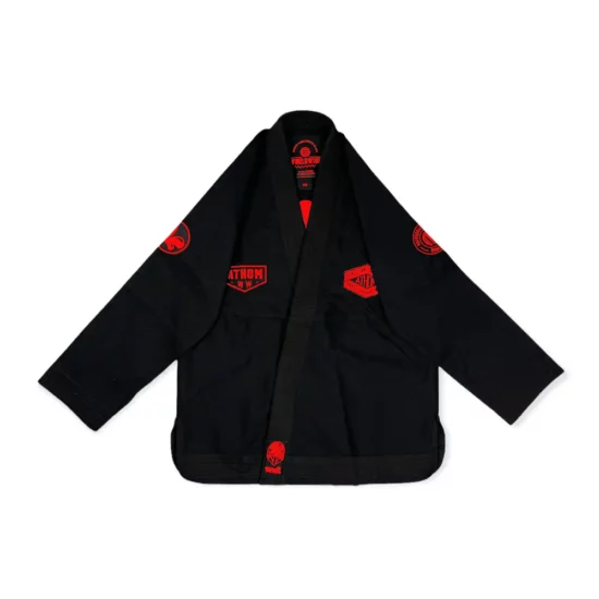 Veste de kimono de JJB, Worldwide Red