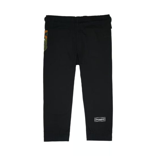 Back view of the Camo Black gi pants