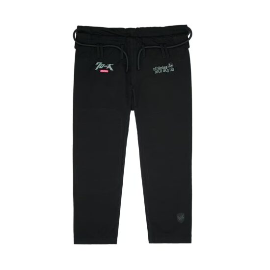 Ripstop pants from the Crow Zero black gi, with reinforced knees
