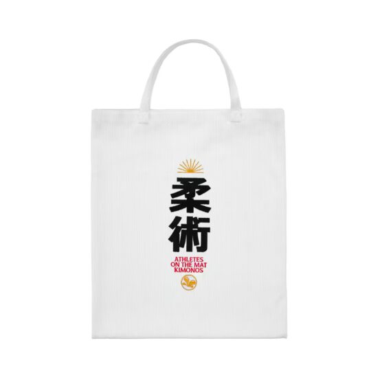 Tote bag toile de kimono pearl weave 450 GSM, vu de face
